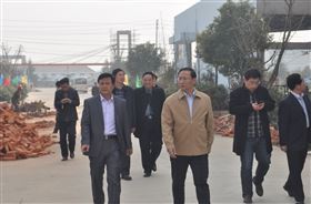 盱眙县县长贺宝祥带县政府领导来我集团视察工作